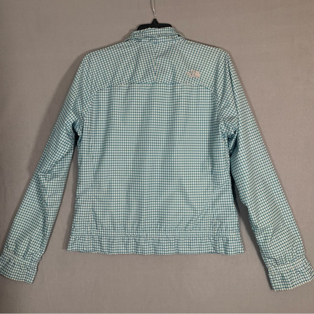 The North Face Blue and White Jacket Lightweight Design Ladies Medium - Picture 3 of 7